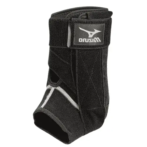 The Mizuno DXS2 ankle brace, a trusted choice for volleyball players seeking extra support, offers enhanced movement and suitability for all skill levels. With a unique belt system ensuring extra support and stability during physical activity, the brace prevents bacterial buildup, reducing the need for frequent washing. Pros include stable support, three-strap "V" design, unbeatable comfort, and anti-bacterial technology. Cons include budget considerations, perceived bulkiness (outweighed by added support), and a focus on functionality over style. Ideal for volleyball ankle support in 2024!"
